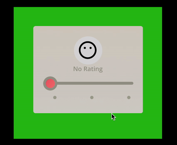 Rating interaction on Figma