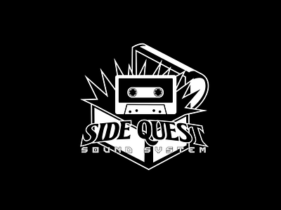 Side Quest Sound System logo design by Studio Metropolis affinity designer branding design graphic design logo logo design vector