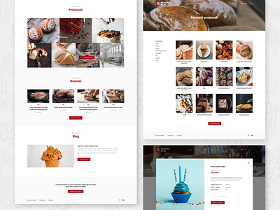 Krajina Klas - Bakery application bakery design figma ui web website