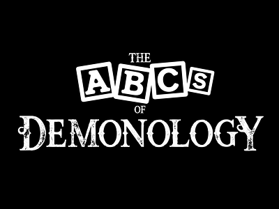 The ABCs of Demonology logo by Studio Metropolis affinity designer branding design graphic design logo logo design vector