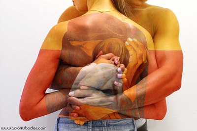 Colorful Bodies - Unity changes life colorful bodies design human canvas paint on body photography photoshop