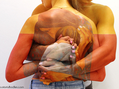 Colorful Bodies - Unity changes life colorful bodies design human canvas paint on body photography photoshop