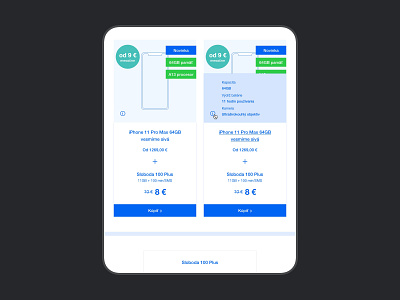 4ka — Purchase smartphones with your data subscription plan pt.2 columns design phone product side by side tablet ui ux web wireframe wireframes