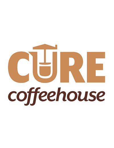 Cure Coffeehouse Logo Identity branding design graphic design logo vector