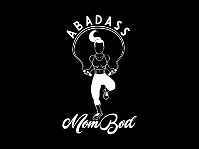 Abadass Mom Bod logo design by Studio Metropolis affinity designer branding design graphic design logo logo design vector