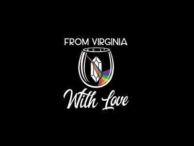 From Virginia With Love logo by Studio Metropolis affinity designer branding design graphic design logo logo design vector