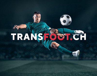 Transfoot.ch, a Swiss soccer player transfer platform art direction branding football graphic design logo mercato soccer soccer player swiss transfer ui user interface video website