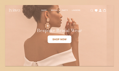 Bridal Wear Shop | Website Design app design bridal bridal shop bridal wear design ui ux web design wedding shop