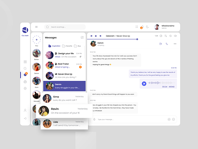 Chatting Dashboard branding chat chat app chatting commiunity dashboard graphic design inbox manage managing message messenger messenger app social social media ui ui trend ux