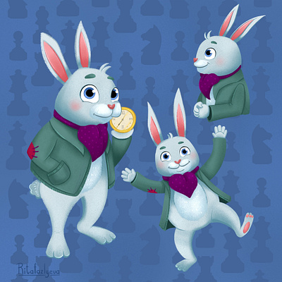 The White Rabbit "Alice's Adventures in Wonderland" art commission