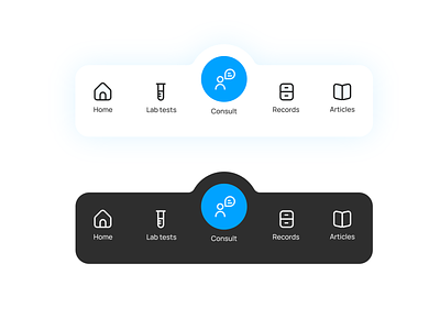 Famdo - Bottom Tab Bar app app design app modern design branding design illustration mobile ui ui ux