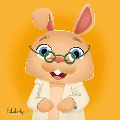 Bunny doctor cute