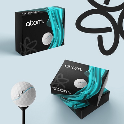 Golf Ball and Packaging Design branding graphic design mockup packaging design