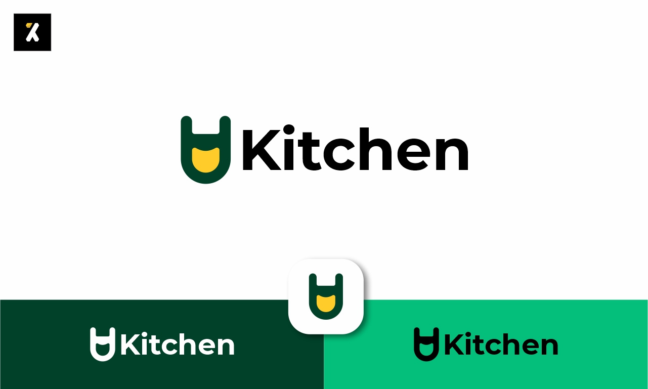 U Kitchen Logo Concept by krhlogo on Dribbble
