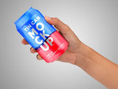 Free Tin Can Mockup PSD drink free free mockup freebies mockup mockup design mockup psd product design psd mockup soda tin