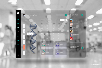Hospital Dashboard - UI Design dashboard minimal popular design spatial ui ui design ux design
