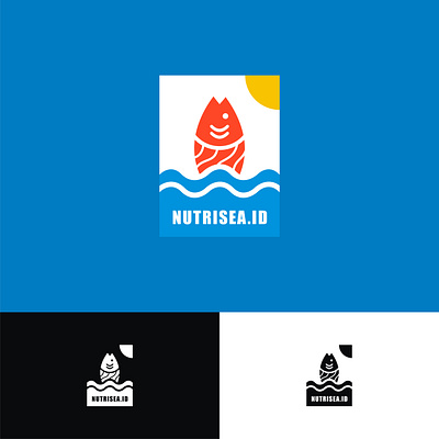 Nutrisea.id Logo branding business logo company logo design graphic design logo logo design