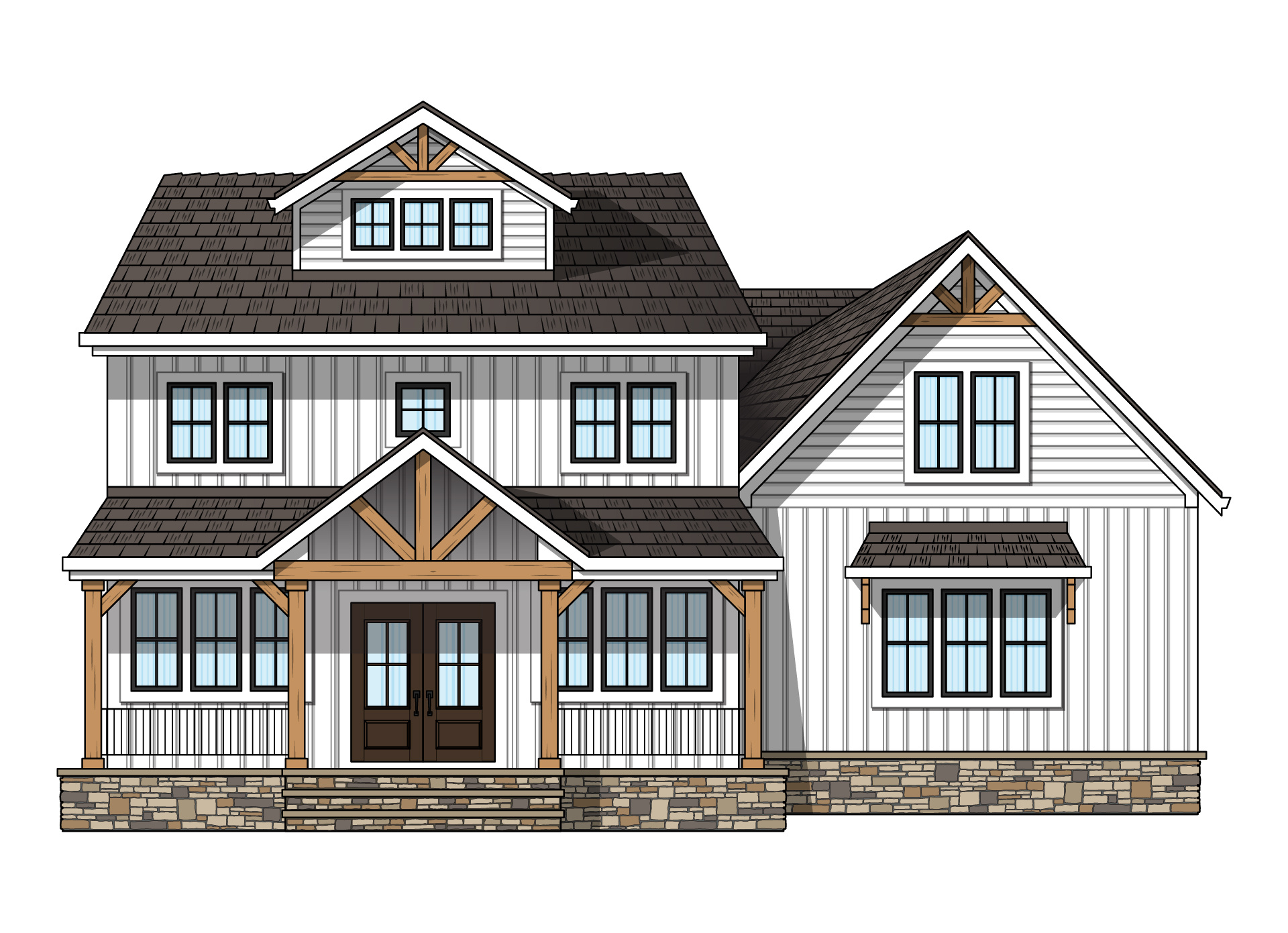 Example of House Style Illustrations