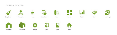 Custom Icons for ProVia.com iconography icons illustration ui design web design