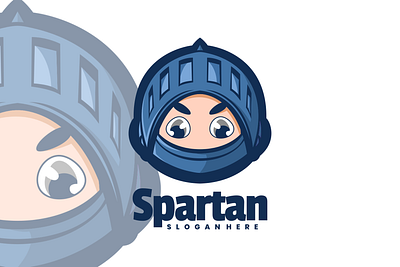 Spartan animal branding cute mascot design graphic design illustration logo ui ux vector
