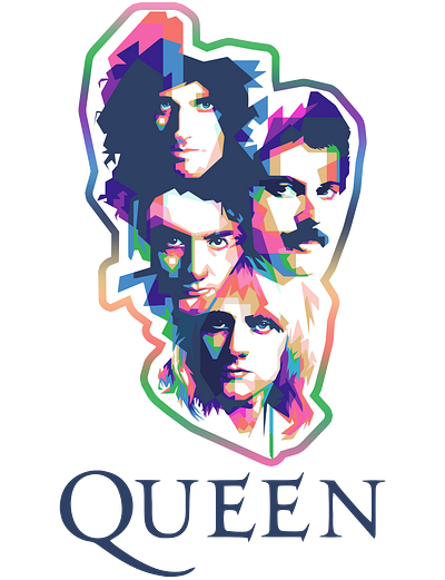 Queen T-Shirt Design graphic design illustration vector