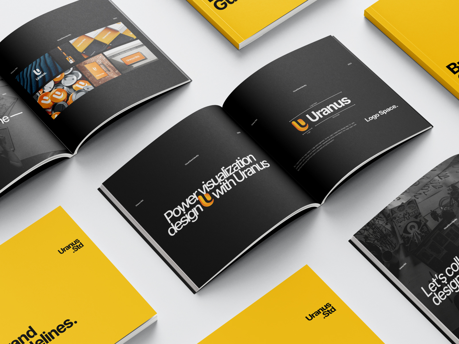 Uranus Team - Brand Guidelines ✨ agency bold brand brand guide brand guidelines brand identity branding clean graphic design guide identity identity guidelines logo logo design logo mark logo type studio uranus visual visual identity