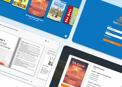 Interactive Ebook Design design tablet ui ux