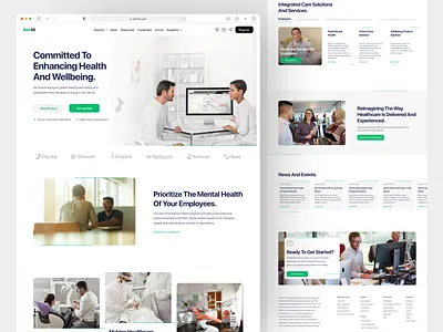 Sen10 - Health Technology Website clinic diagnostic doctor doctors appointment emr health health care hospital lab landing page medical medical care medicine patient rd therapist web web design webdesign website