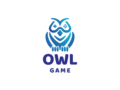 owl game animal app bird branding console design dual meaning game graphic design icon illustration logo owl ui vector