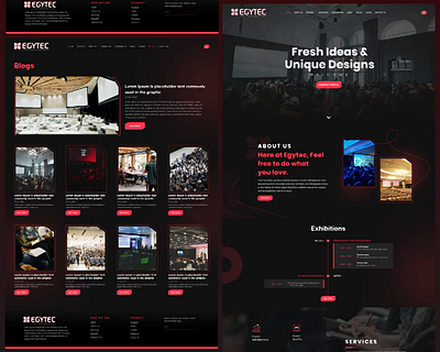 Egytec website app branding design figma graphic design illustration logo ui ux vector website