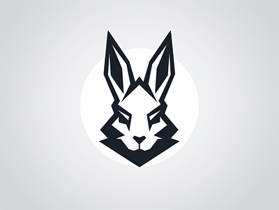 Rabbit Logo illustration rabbit