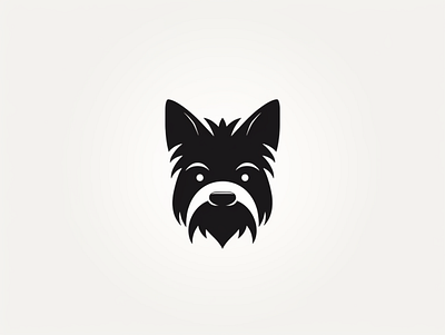 Terrier Logo dog illustration terrier