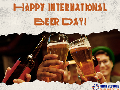 INTERNATIONAL BEER DAY beerday printvector