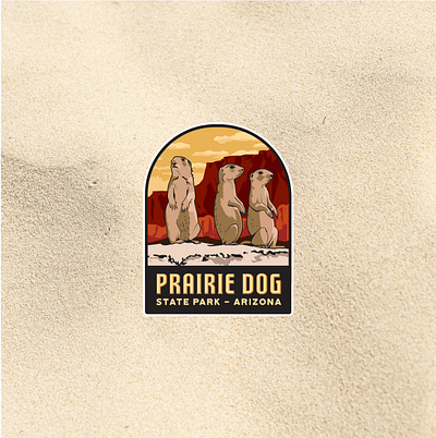 Prairie Dog State Park Illustration