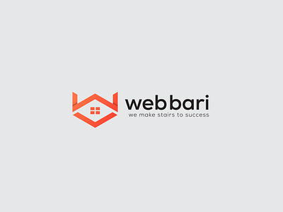 Web Bari Logo Design applogo branding creative logo design designer graphic design home logo logo logo design logodesign logoinspire modern logo w logo web logo