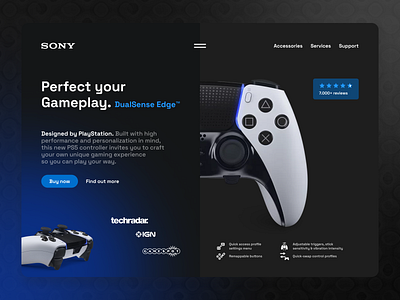 Single Product | Daily UI #12 concept daily ui daily ui 012 daily ui 12 daily ui challenge design figma figma design landing page playstation product product design single product single product page sony ui ui design ux ux design web design