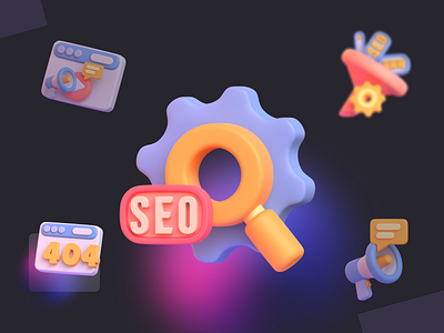 Search Engine Optimization - 3D ICONS analytics