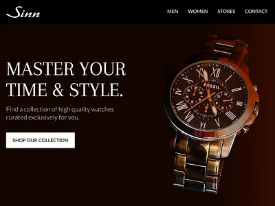 Apple-inspired watch website landing page animation design ui user experience user interface visual design website design