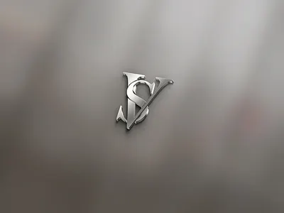 V&S 3D Logo Design 3d branding graphic design logo motion graphics