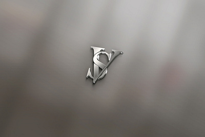 V&S 3D Logo Design 3d branding graphic design logo motion graphics