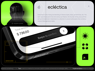 Finance app confirmation swipe 3d banking eclectica face face recognition finance fintech icons interaction design interface design money ui user experience ux