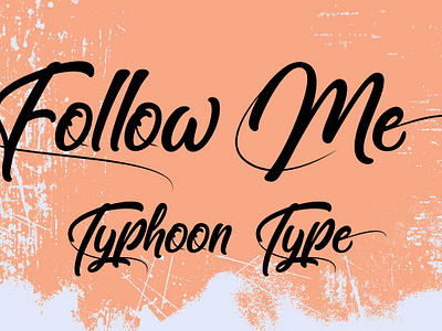 Follow Me Font calligraphic