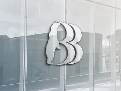 3D Bear&B Logo Design 3d branding graphic design logo motion graphics