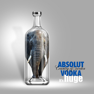 Absolut Vodka - It's Huge branding design graphic design