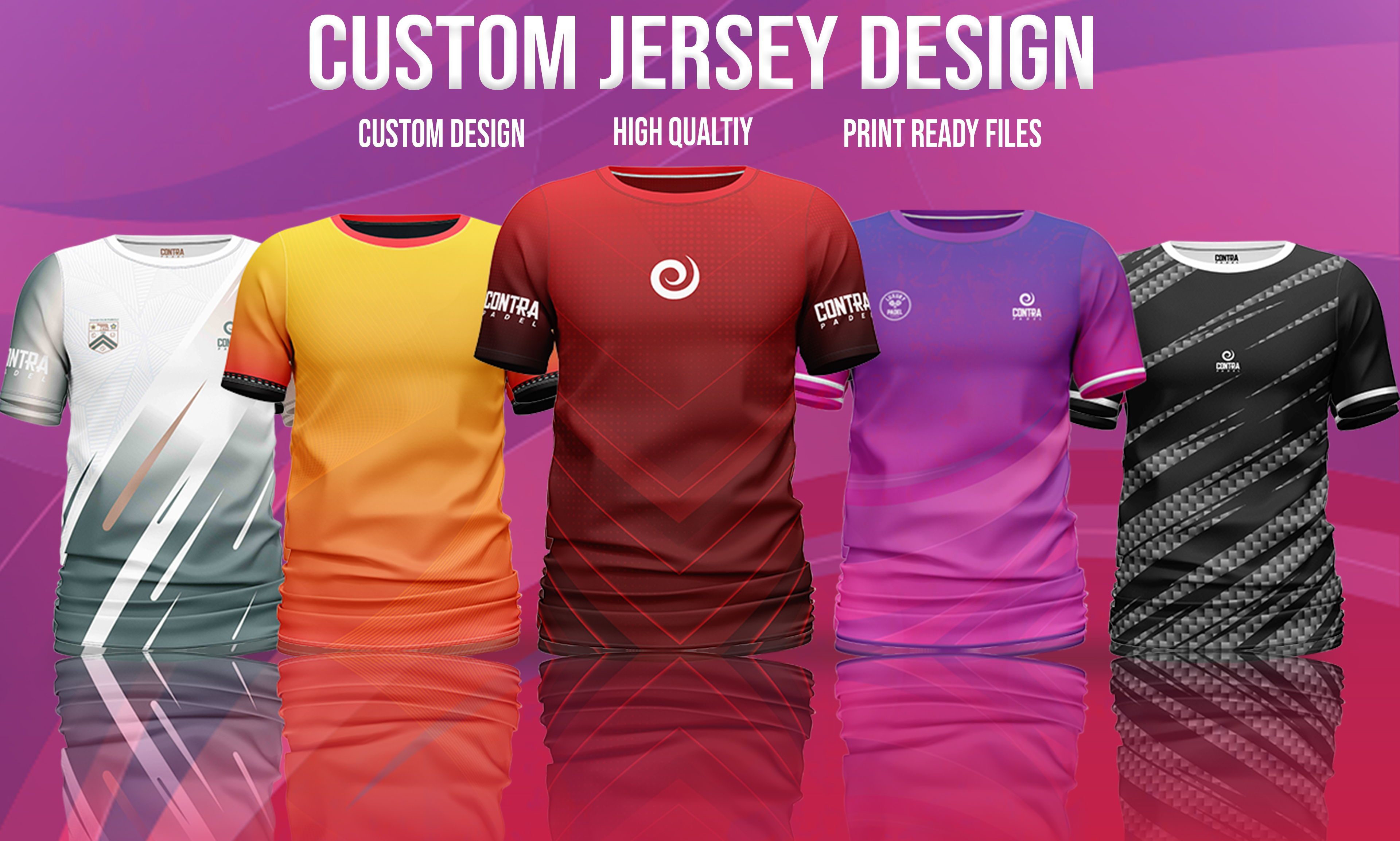 Example of Custom Jersey Shirt Design