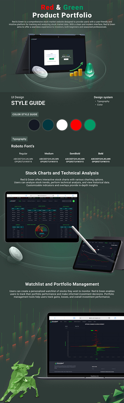Stock Market Trading Web Portal investment stock market website projects stockmarket trading platform tradingwebsite ui