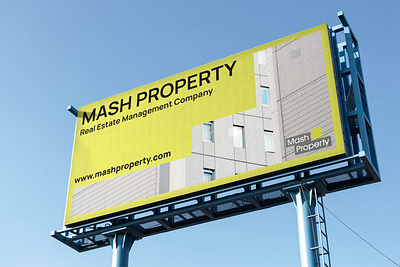 Mash Property billboard | by Bean Creative branding design graphic design illustration logo typography ui ux vector