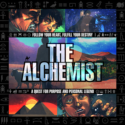 The Alchemist Poster alchemist design graphic design illustration poster ui