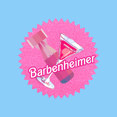 Barbenheimer barbenheimer glitter