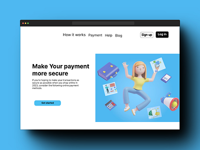 Secure Payment landing page